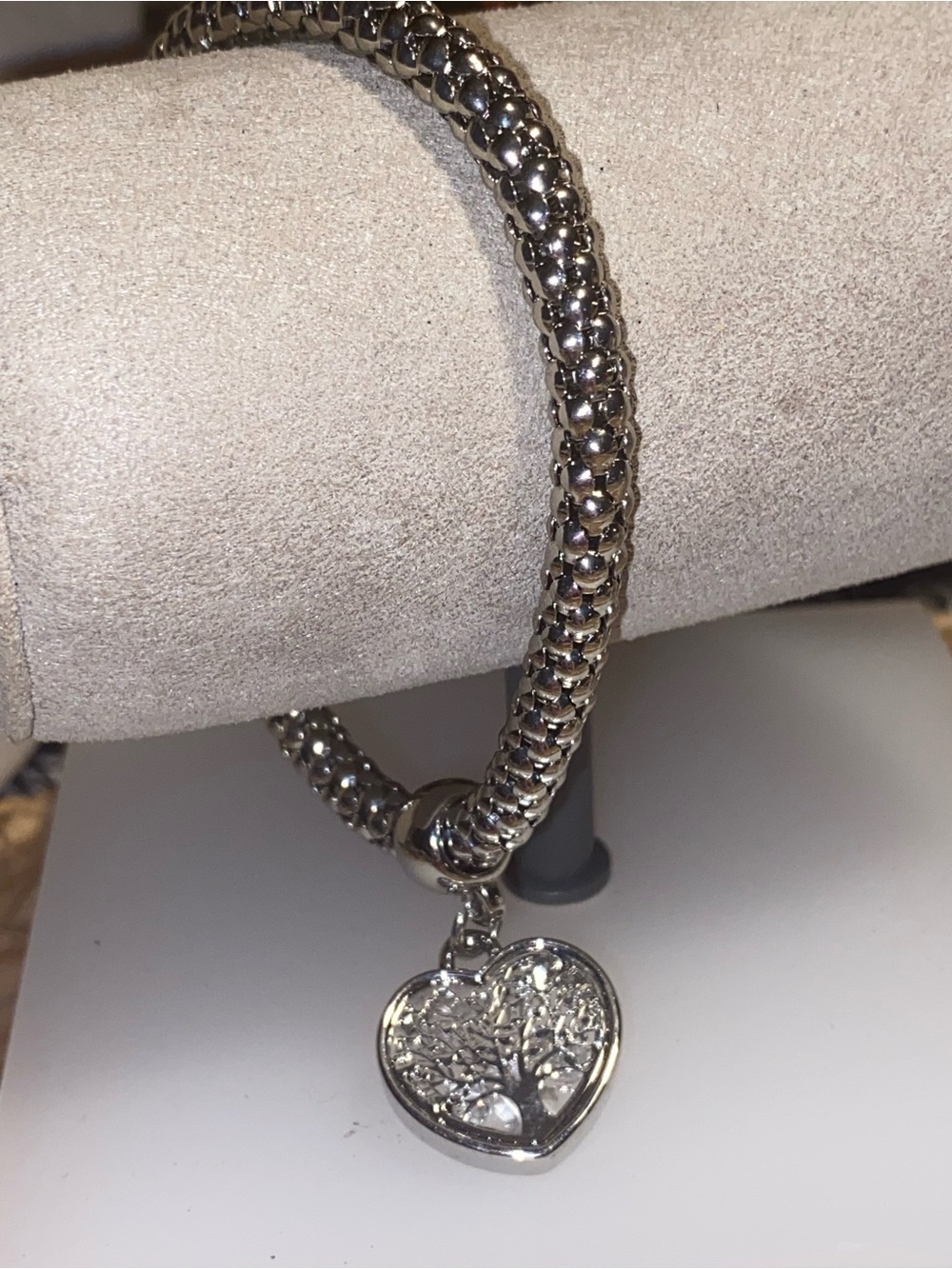 Tree Of Life Silver Tone Bracelet